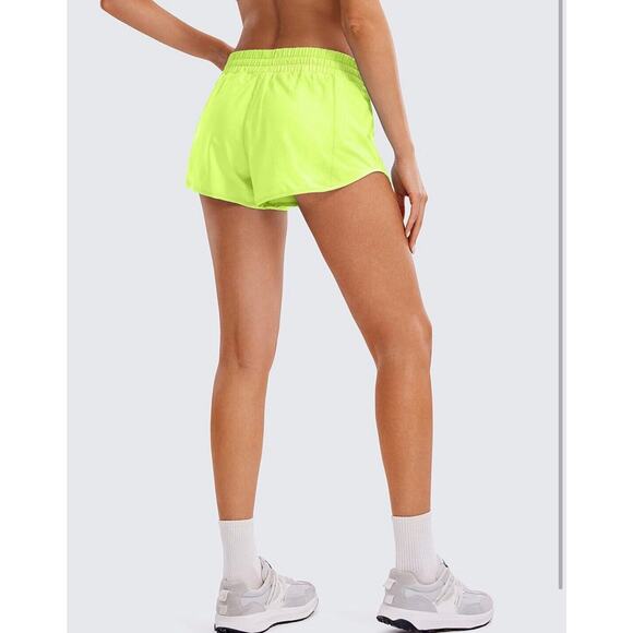 Large Women's Running Shorts Low Waisted 2.5" - Mesh Liner Quick Dry Track NWT - Picture 3 of 4